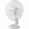 Kenmore 12" Desk Fan - 3 Speed - Oscillating, Air Circulation - White - 1 Each