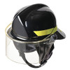 Fire Helmet,Blue,Modern, Thermoplastic, 4 pt Ratchet, Fits Hat Size 6-1-2 to 8  LTXBLGIZ4