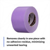Painter's Tape, 100 mm W x 60 yd L, 7.3 mil Thick, Purple, Rubber Adhesive, 8 PK  501+