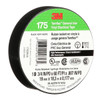 3m ElectricalTape,Vinyl,Black,20ydL,3-4inW 175BK4A