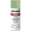 Rust-Oleum Stops Rust Laurel Green Gloss 12 Oz. Anti-Rust Spray Paint 365146 774964