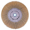 Weiler Crimped Wire Wheel Wire Brush, Arbor, 6" 93801