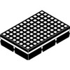 Mason Industries Vibration Isolation Pad,10x10x1 1-4 In 2LVP5