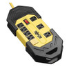 Tripp Lite Power Strip, 5-15R, 5-15P, 25 ft., Black/Yellow TLM825GF
