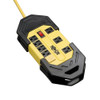Tripp Lite Power Strip, 5-15R, 5-15P, 25 ft., Black-Yellow TLM825GF