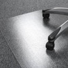 Floortex Chair Mat 60"x118", Rectangular Shape, Clear, for Carpet FR1115030023ER