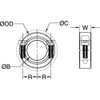 Ruland Shaft Collar,Clamp,2Pc,1-1-16 In,Alum SP-17-A