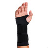 Wrist Sleeve Wrap, Nylon, Spandex, Elastane, Double Strap, Black, Size L  685