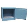 Hazardous Material Storage Cabinet, 12 gal, 1 Shelves, Steel, 23 in W x 35 in H x 18 in D, Blue