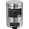 Ninestars 1.3 Gal. Foot Pedal Round Trash Can SOT-5-1