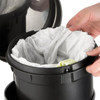 Ninestars 1.3 Gal. Foot Pedal Round Trash Can SOT-5-1 601533