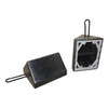 Manufacturer Varies Wheel Chock,Molded Rbr w/Stl Grab,Black 22XW75