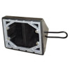 Manufacturer Varies Wheel Chock,Molded Rbr w-Stl Grab,Black 22XW75