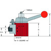 Dorian Tool Post,Quick Change,SDN25,Up To 12 In SDN25AXA