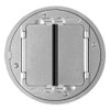 Box Cover, Floor Box Type, 2 Gang, Aluminum  S1TFCAL