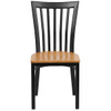 Hercules Restaurant Chair, 17-1-4 in W 18-3-4" L 34-3-4" H  XU-DG6Q4BSCH-NATW-GG