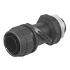 Conduit Fitting Connector, 1 in, Threaded, Nylon, PVC Coated, Black  PS1009NBK