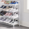 Rubbermaid 4-Tier White Shoe Shelf 2149482 258367