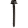 National Hardware #10 x 1-1/2 In. Hex Head Black Wood Screw (16-Count) N800-122