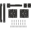 National Hardware 4-Piece Black Modern Gate Kit N166-026