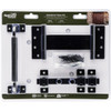 National Hardware 4-Piece Black Industrial Gate Kit N166-036 254375