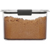 Rubbermaid Brilliance 7.8 Cup Brown Sugar Pantry Airtight Food Storage Container 2183248 603436