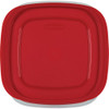 Rubbermaid EasyStore 7.81 C. Clear Square Food Storage Container with Lid 2210149 604151