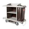 Rubbermaid Commercial Housekeeping Cart,50 in H,30 gal Cap. 1969596