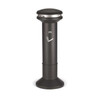 Infinity Cigarette Receptacle, 6-11/16 gal., Black