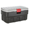 Rubbermaid AttachedLidTote,35.25inL,20inW,Black 1949208 Rubbermaid AttachedLidTote,35.25inL,20inW,Black 1949208