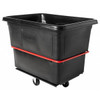 Rubbermaid Commercial Utility Truck,3-4cu yd.,1200lb Cap,Black FG472000BLA