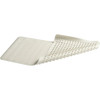 Rubbermaid Commercial Bath Mat,22-1-4" L,22-1-4" W,White,PK12 1982726