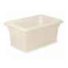 Rubbermaid Commercial Food/Tote Box,20 qt.,White FG350400WHT