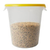 Rubbermaid Commercial Round Storage Container, 8 qt FG572424CLR
