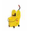 8 3-4 gal WaveBrake Down Press Mop Bucket and Wringer, Red, Polypropylene  FG757888RED