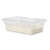 Rubbermaid Commercial Food-Tote Box,14 qt. FG330900CLR
