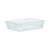 Rubbermaid Commercial Food/Tote Box, 8.5 gal FG330800CLR