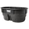 Rubbermaid Commercial 150 gal. Stock Tank, Black, 58" L , 39" W FG424500BLA