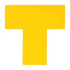 Floor Marking Tape, Polyester, Solid, Yellow, 4 in W., 8 mil Thickness, 20 PK