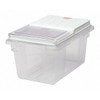 Rubbermaid Commercial Food-Tote Box,50 qt. FG330000CLR