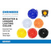 Us Weight 10 ft L Plastic Chain, 2 in Links, White, SunShield U2310WHT