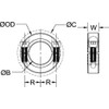 Ruland Shaft Collar,Clamp,2Pc,3-8 In,Alum SP-6-A