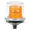 Warning Light, Red, Incandescent, 120V AC, 90 FPM, 5 1-2 in Dia., (F) 1-2 in NPT  225-120R