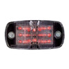 Maxxima Clearance Light, LED, Red, Surface, Oval, 4 L 3JYD6