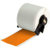 Brady Continuous Label Stock, Orange, Gloss, 2 in W M6C-2000-595-OR