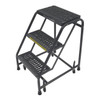 Ballymore 28 1/2 in H Steel Rolling Ladder, 3 Steps, 450 lb Load Capacity 318GSU