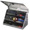 Triangular Top Chest, 0 Drawer, Silver, Aluminum, 31" W x 15-5-8" D x 18-1-4" H  ME300AL