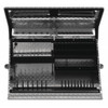 Triangular Top Chest, 0 Drawer, Silver, Aluminum, 31" W x 15-5-8" D x 18-1-4" H  ME300AL