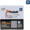 Paslode 2-1/2 In. 16 ga Galvanized Straight Finish Nails (2000 Ct.) 650287