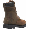 Men's 8-Inch Work Boot, 8 1-2 M, Steel Toe, 8 in H, Brown, W05680